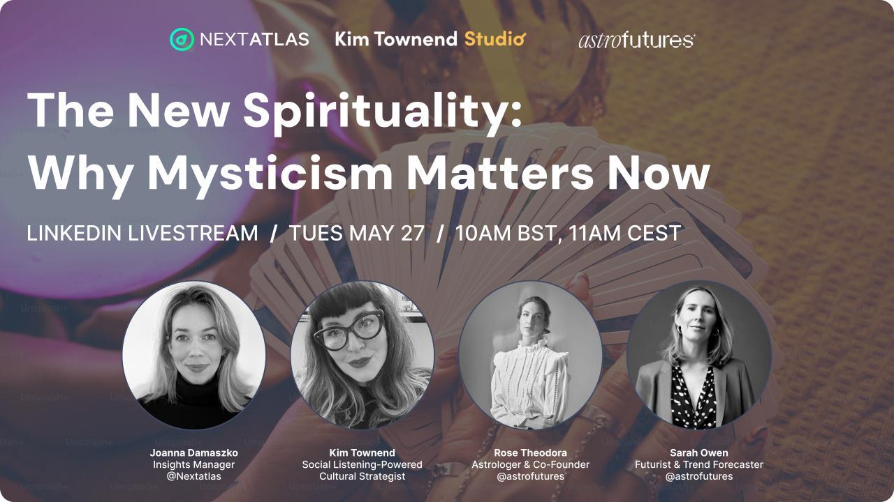'The New Spirituality: Why Mysticism Matters Now' webinar on LinkedIn